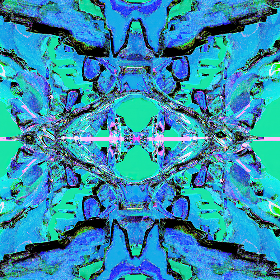 prismatic elation album cover design by ash farrand design